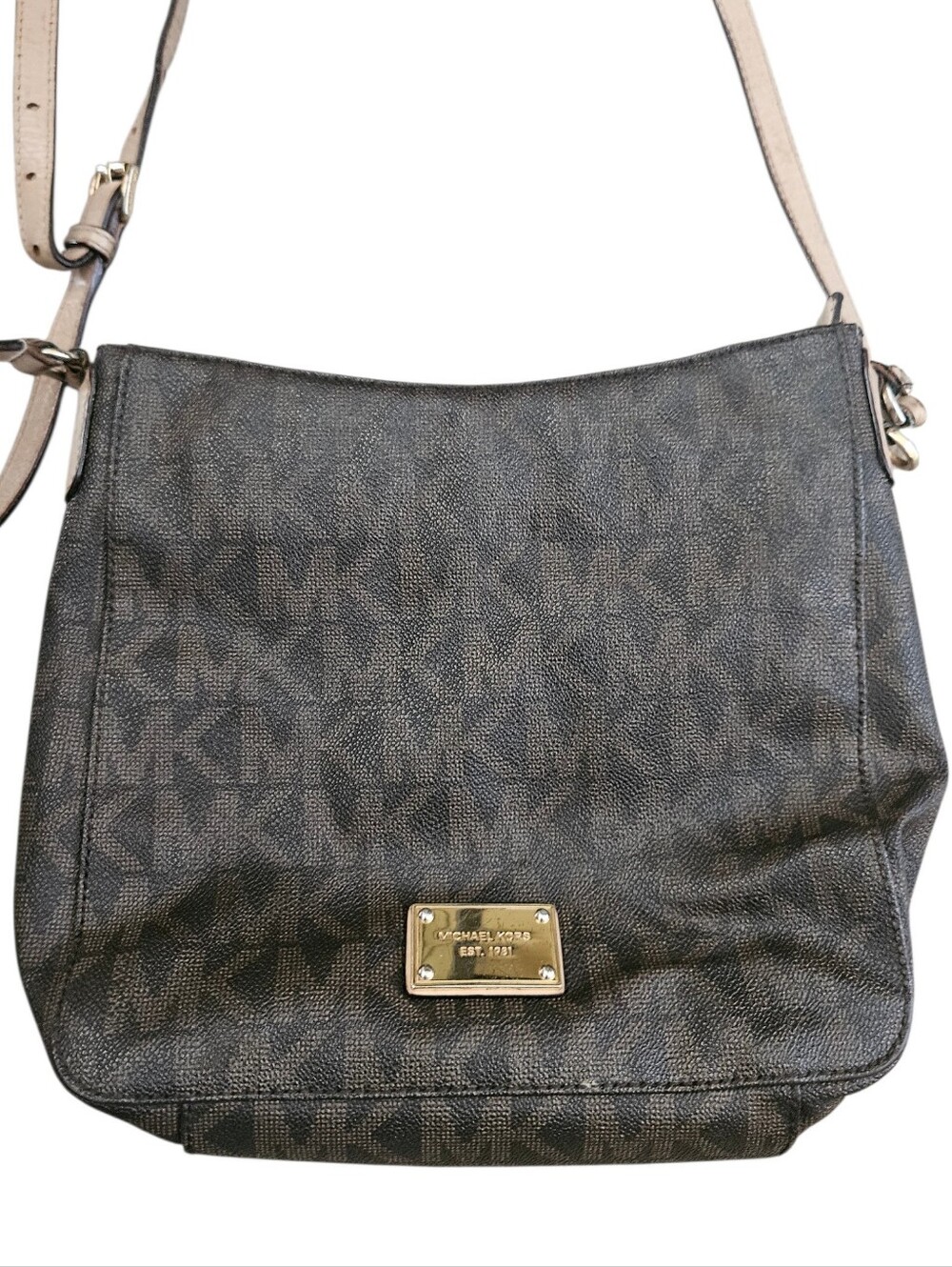 Michael Kors Jet Set Monogram Crossbody Bag